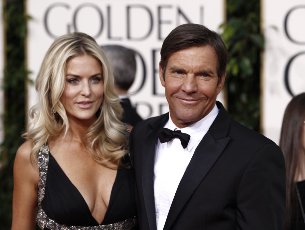 Dennis Quaid a jeho tretia manželka Kimberly...