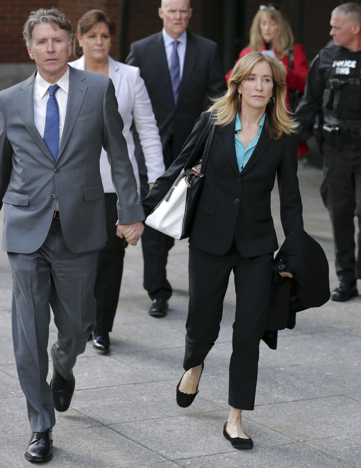 Herečka Felicity Huffman na federálnom súde v...