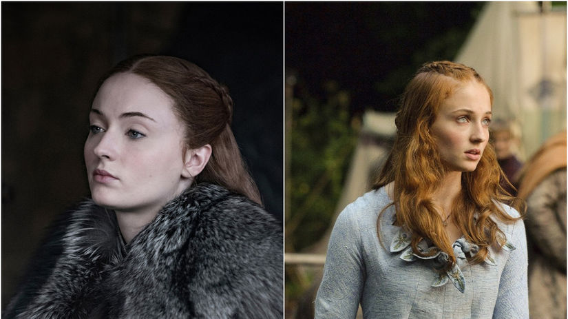 Herečka Sophie Turner (predstaviteľka Sansy...