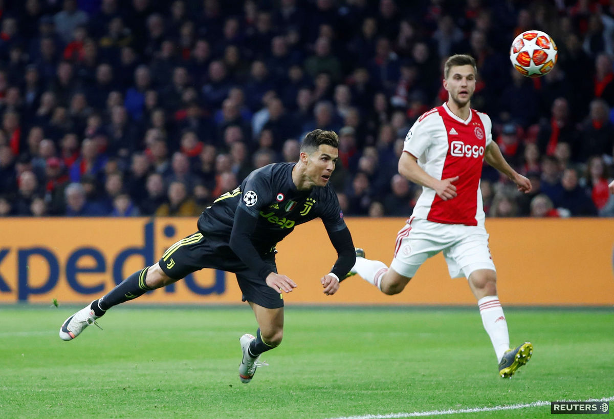 Cristiano Ronaldo vsietil gól Juventusu na pôde...