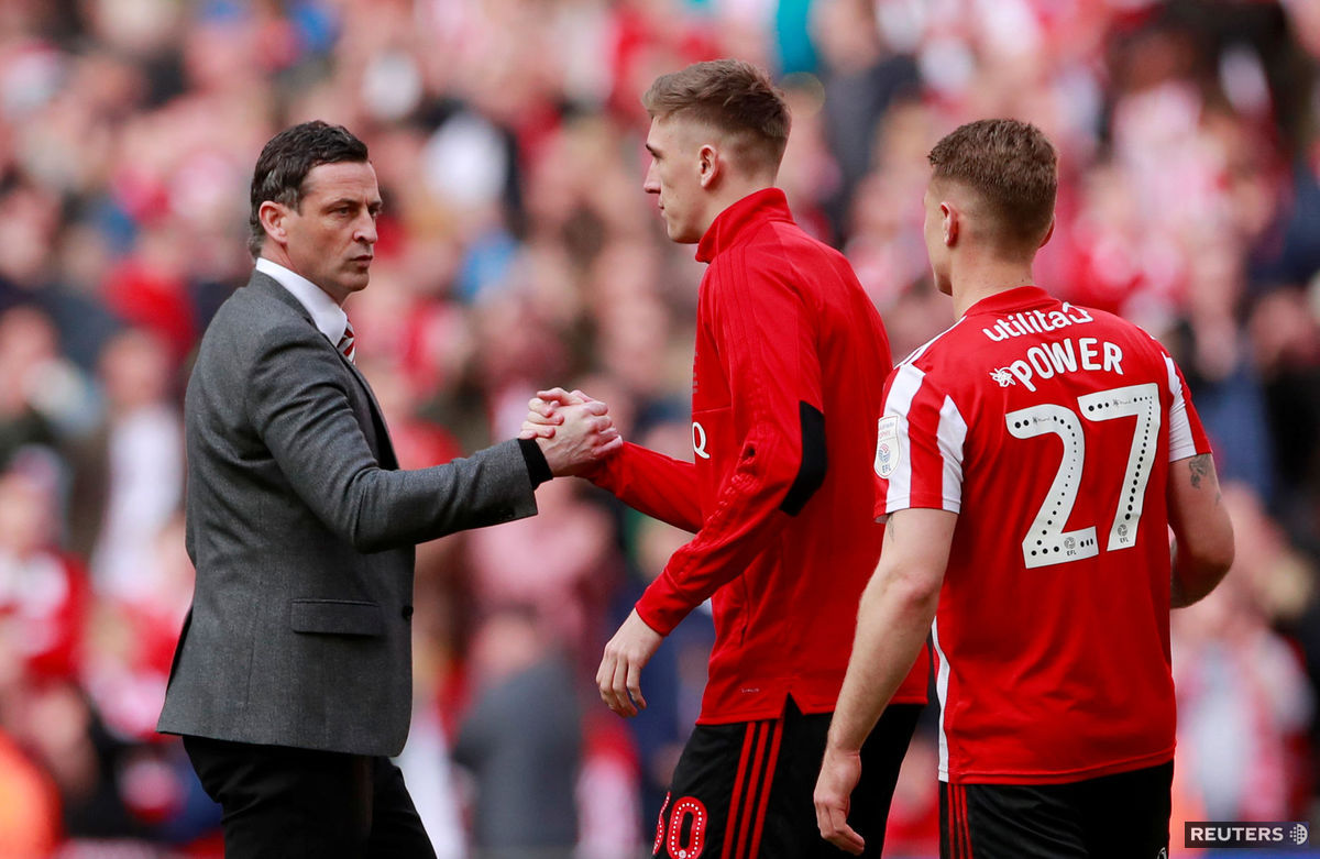 Tréner Sunderlandu Jack Ross.