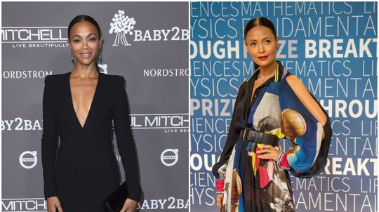 Herečky Zoe Saldana (vľavo) a Thandie Newton...