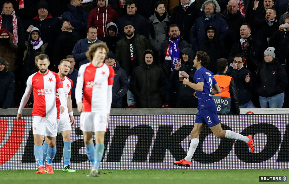 Radosť Marcosa Alonsa z gólu.