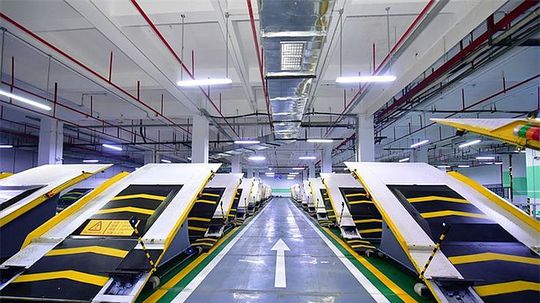 Chongqing - parkovací dom v Číne