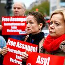 Ekvádor - Assange - Nemecko - protest