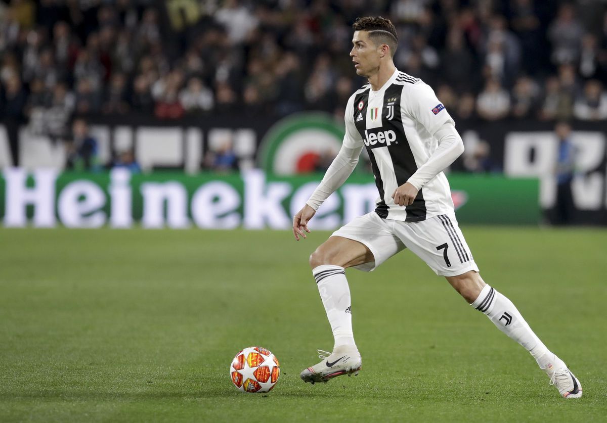 Cristiano Ronaldo v drese Juventusu.