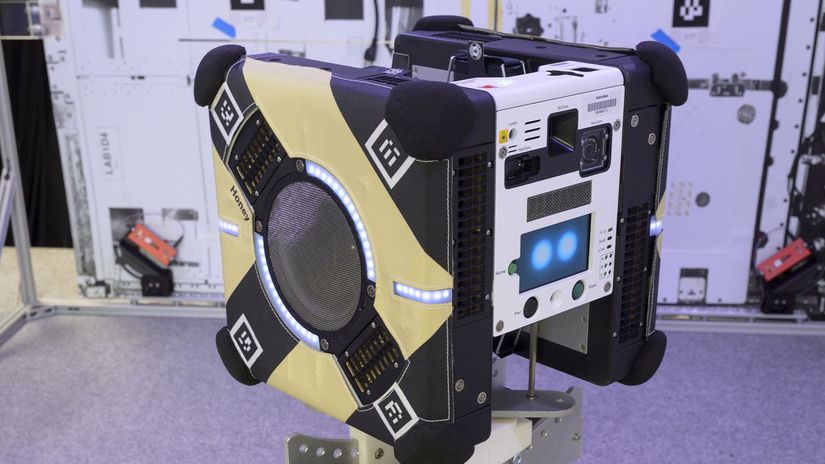 Astrobee flight units and docking unit in...