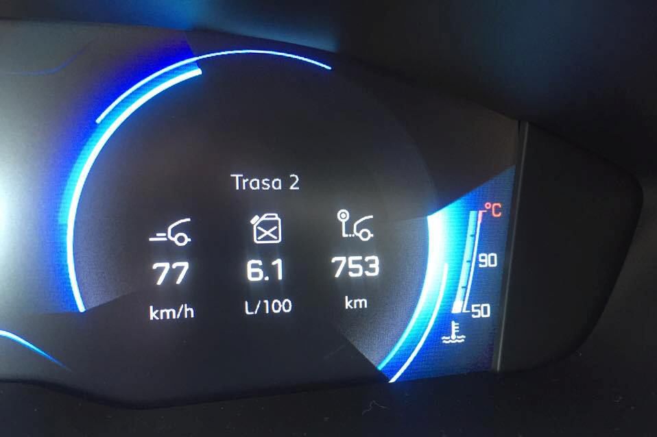 Po absolvovaní 753 km a to vrátane diaľničného...