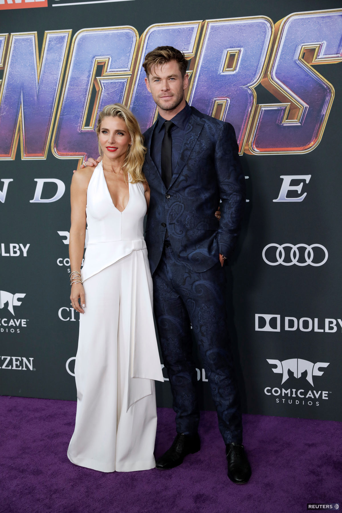 Herec Chris Hemsworth a jeho manželka Elsa Pataky.