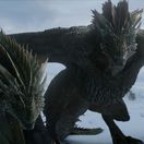 hra o tróny, game of thrones, drogon, rhaegal,