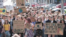 Akčný deň, študenti, klimatické zmeny, protest