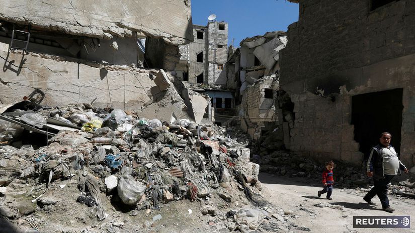 Sýria / Aleppo / ruské nálety / Islamský štát /