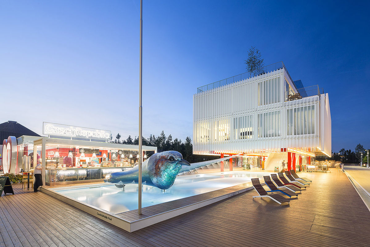 Český pavilón na výstave EXPO 2015 v Miláne.