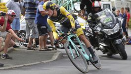 Čierny deň Quintanu. Roglič ho vyzliekol z červeného 