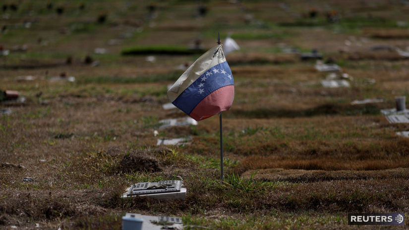 VENEZUELA vlajka zástava cintorín