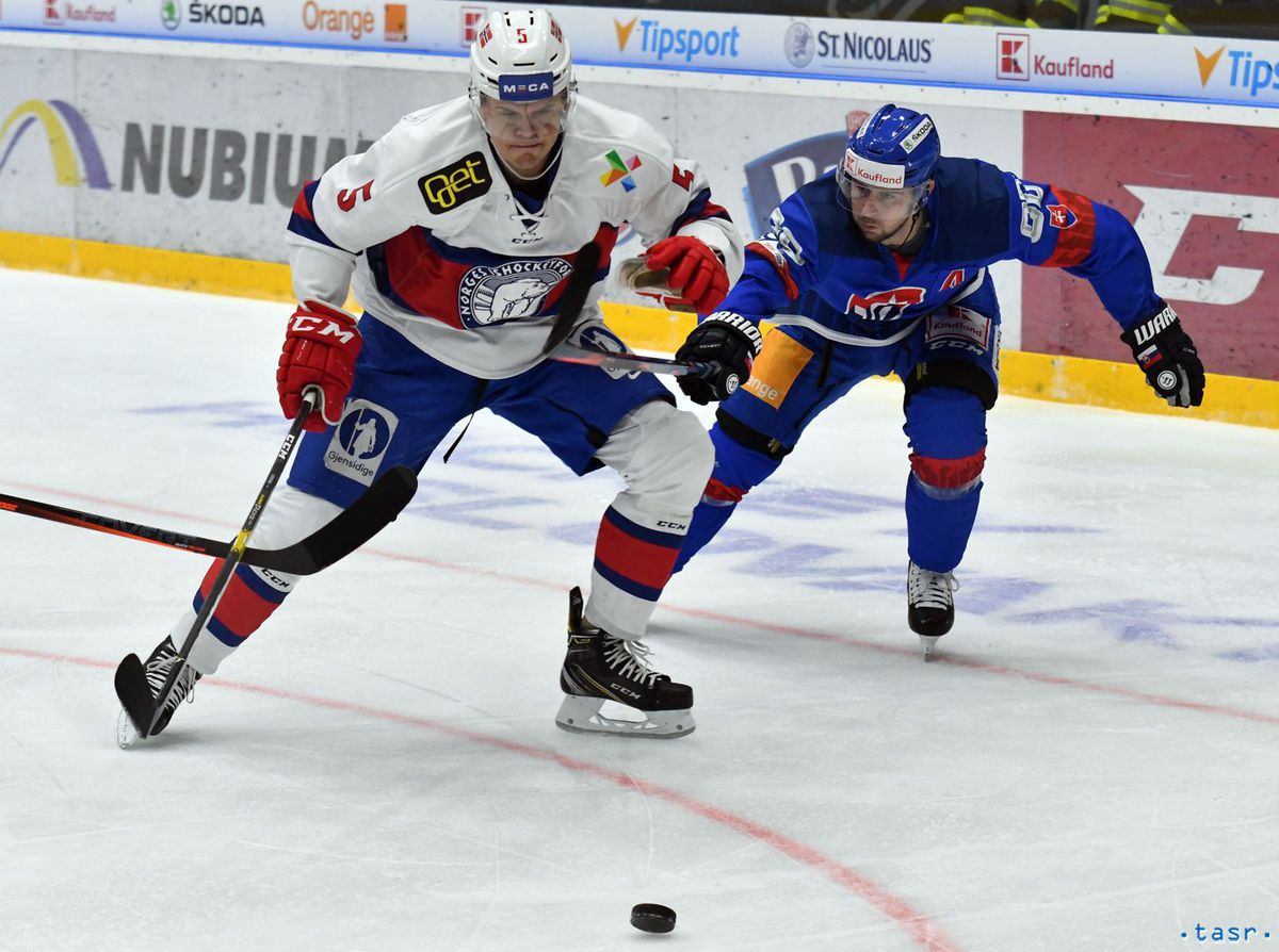 Tomáš Tatar (vpravo) a Mattias Nörstebö v...