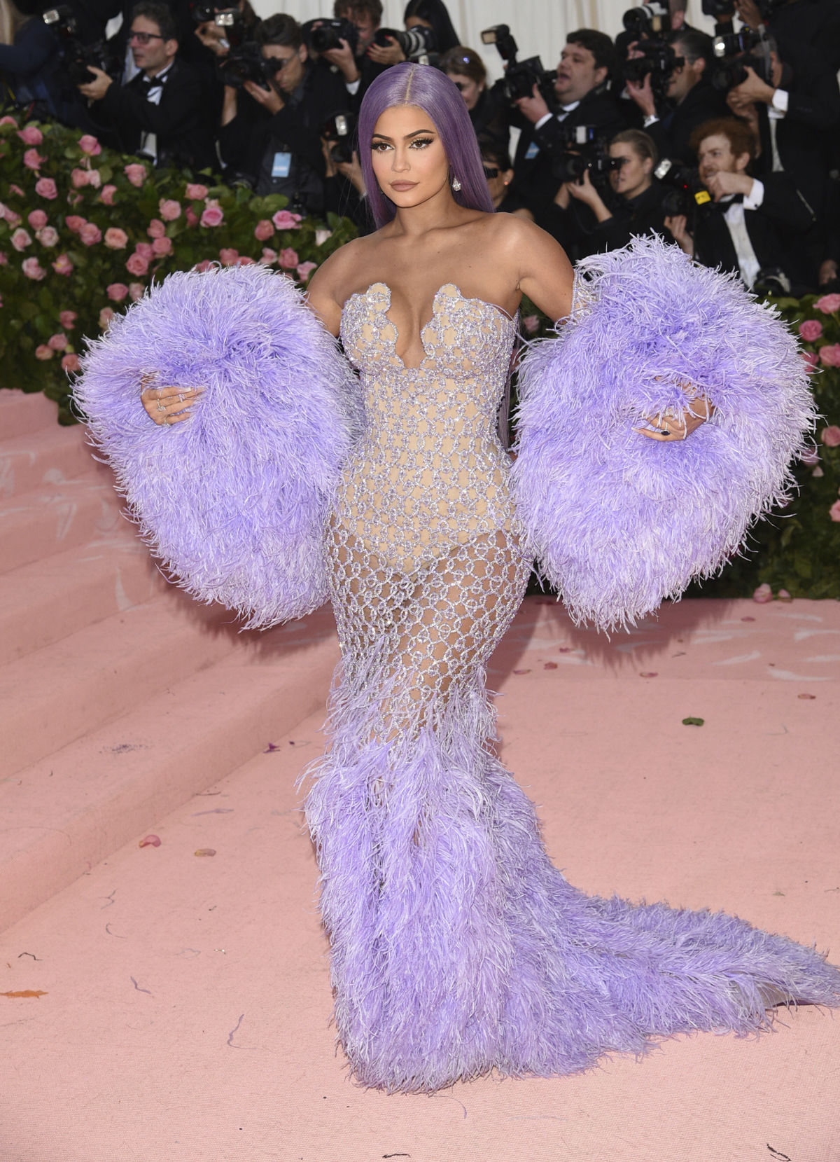 Televízna celebrita a podnikateľka Kylie Jenner...