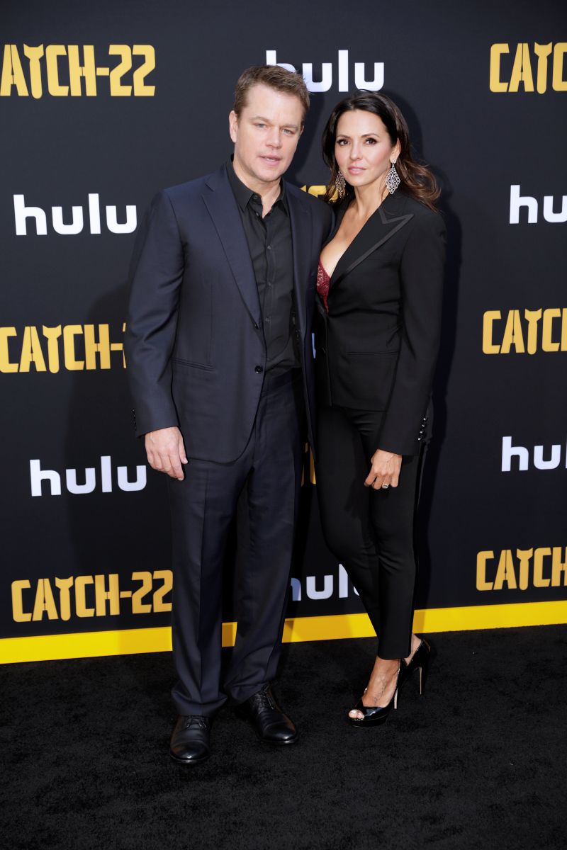 Matt Damon a jeho manželka Luciana Barroso na...