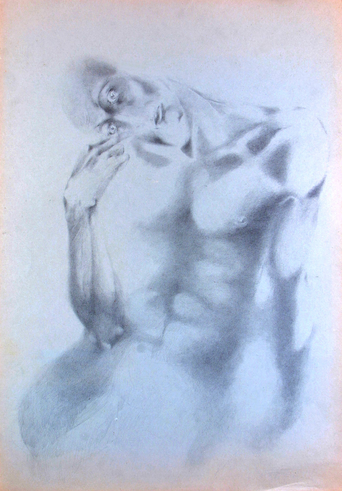 Katarína Slaninková: Feeling (100x70cm kresba...