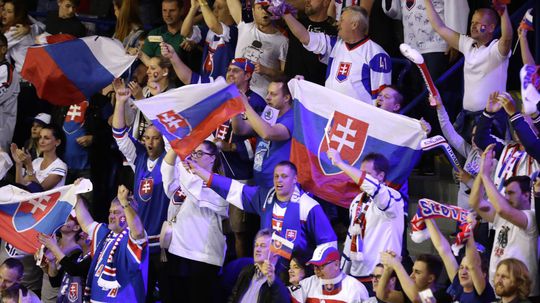 slovensko fans hokej