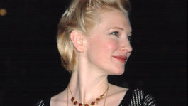 Herečka Cate Blanchett na zábere z roku 2002.