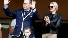 princ Albert II a jeho manželka, princezná Charlene 