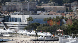 Záber na mesto Cannes pár dní pred štartom 72. ročníka festivalu. 