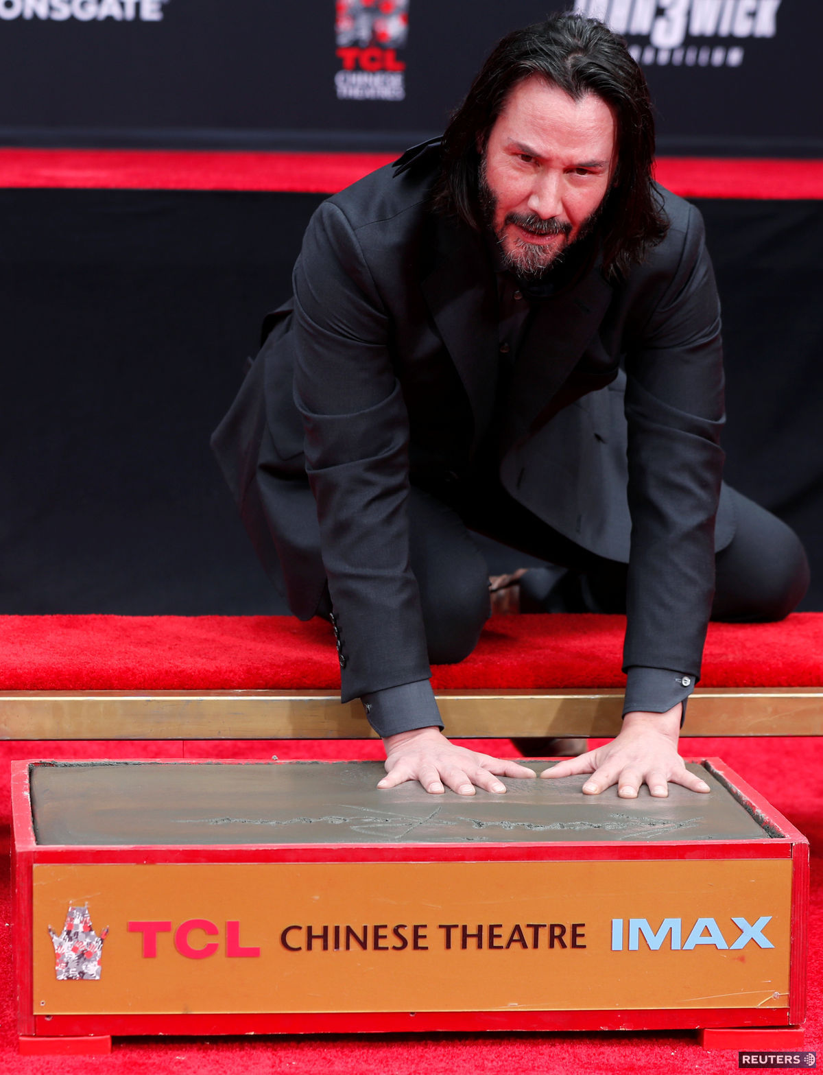Herec Keanu Reeves zanechal odtlačky pred TLC...