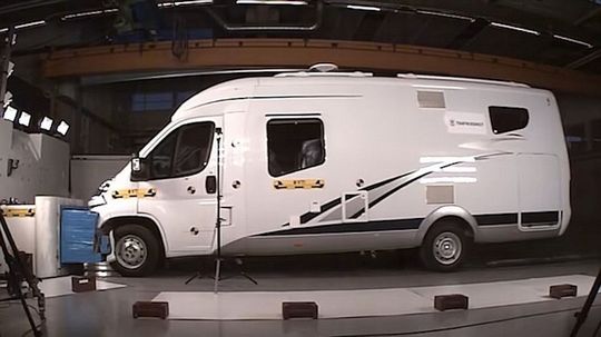 Karavany - crashtest Trafikverket 2019