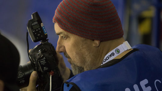 Klamar fotograf hokej
