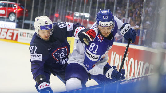 HOKEJ-MS: Francúzsko - Slovensko hokej