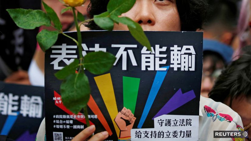 Taiwan / homosexuálne manželstvá /