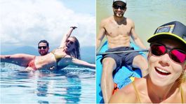 FOTO: Kajaky v džungli, bláznenie v bazéne. Shiffrinová si užívala na Kostarike