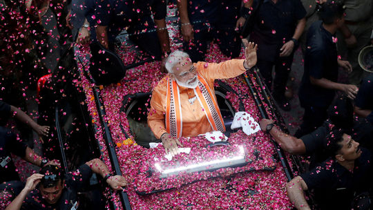 Podľa exit pollov vo voľbách v Indii zvíťazila aliancia vedená premiérom Módím