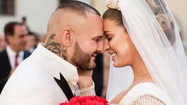 Rytmus a Jasmina Alagič sa zosobášili: Takto vyzerá tehotná nevesta!