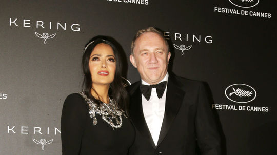 Herečka Salma Hayek a jej manžel Francois-Henri...