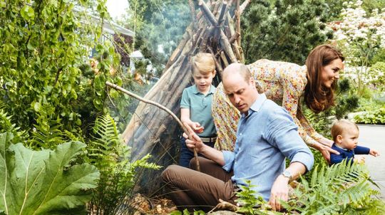 Vojvodkyňa Kate a princ William  počas návštevy...