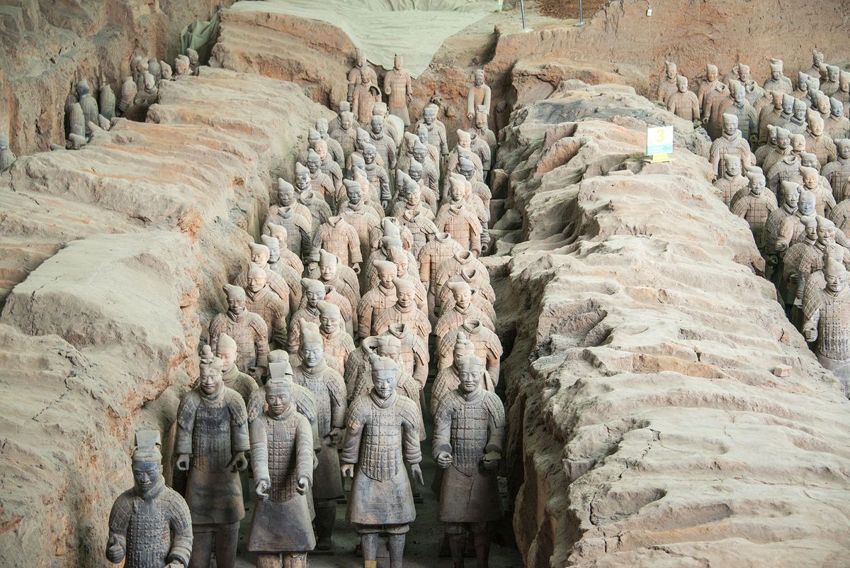 Čína, Xian, Terakotová armáda, múzeum