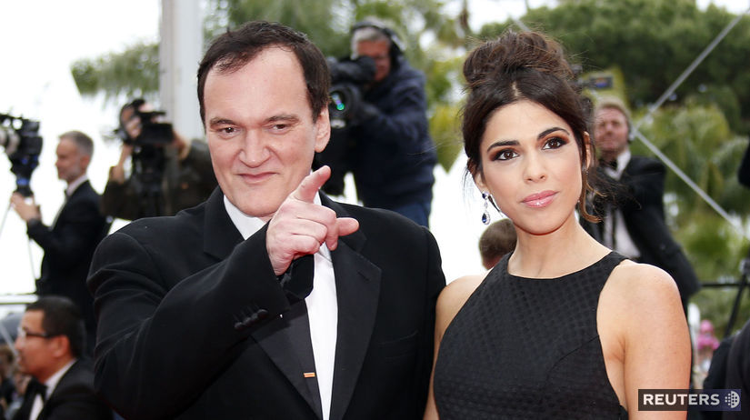 Režisér Quentin Tarantino a jeho manželka...