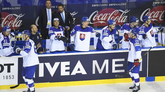 slovensko, hokej, striedačka, radosť