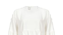 Biele krátka šaty Pinko, predávajú sa za 265 eur. 