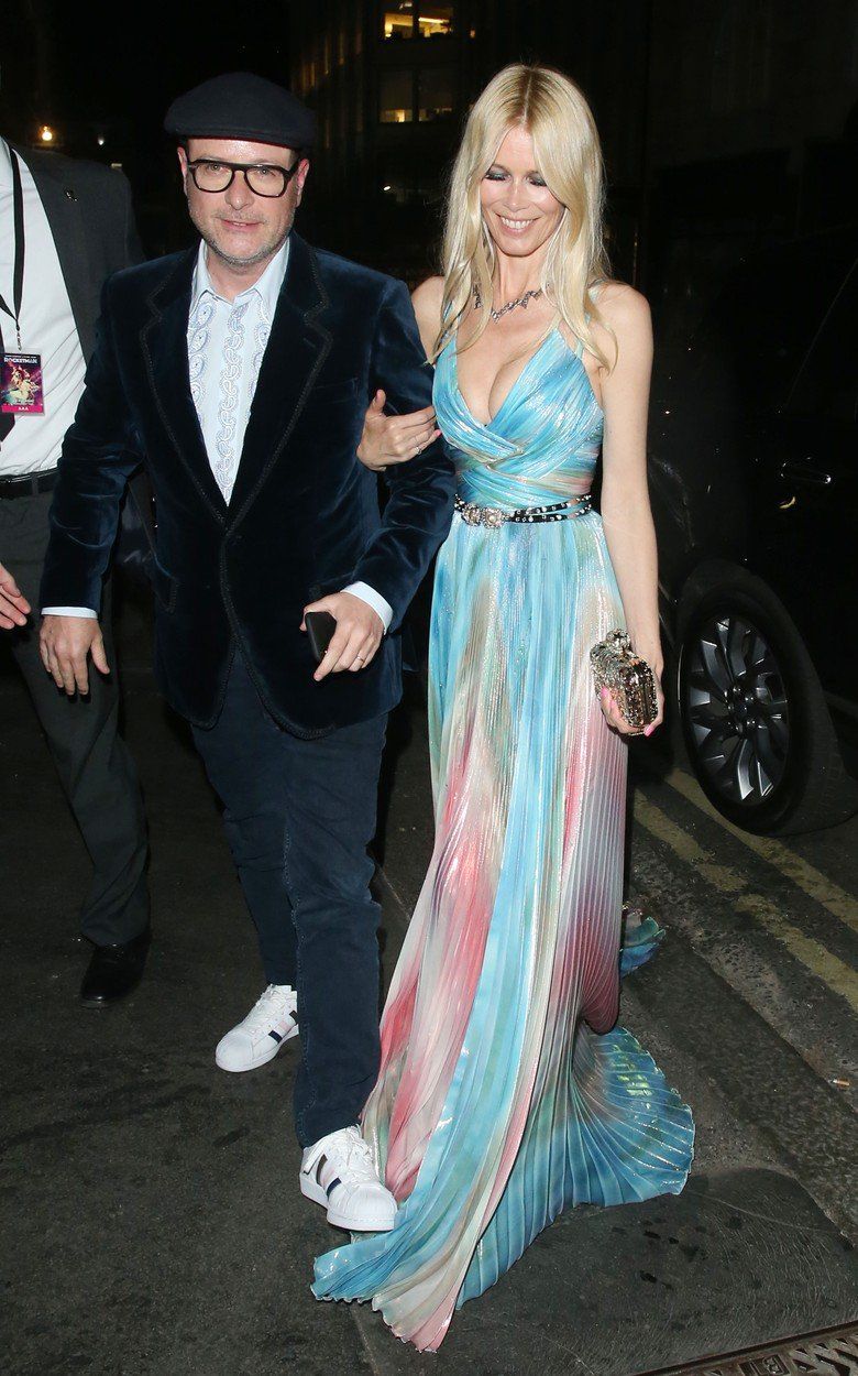 Claudia Schiffer a Matthew Vaughn na premiére...