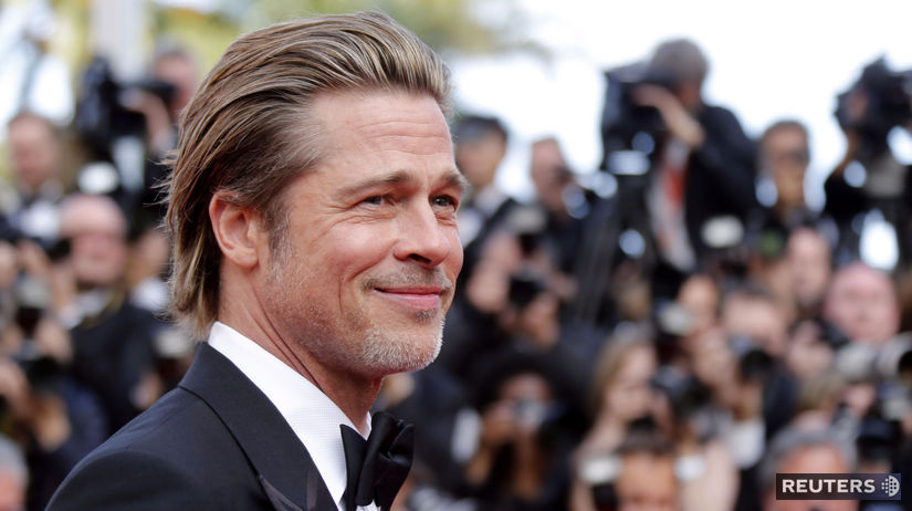 Herec Brad Pitt v Cannes.