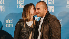 Topmodelka Michaela Hlaváčková so svojím novým partnerom Rastislavom Brezovským. 