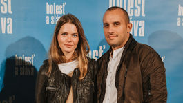 Topmodelka Michaela Hlaváčková so svojím novým partnerom Rastislavom Brezovským. 