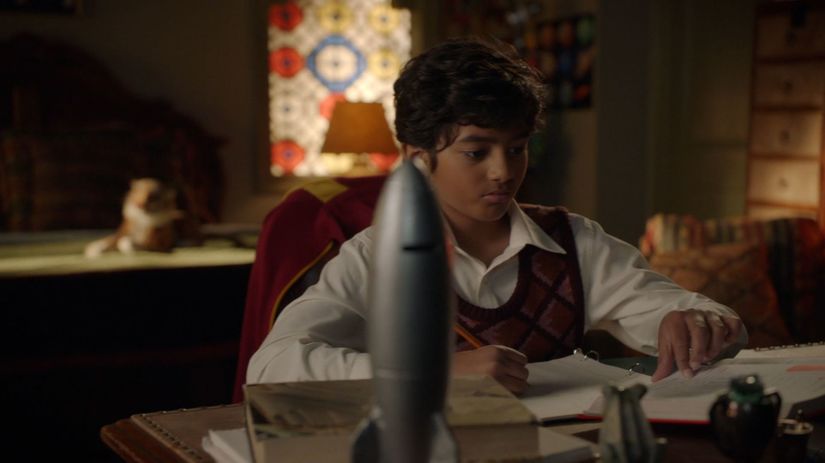 Pohľad na mladého Raja Koothrappaliho. 