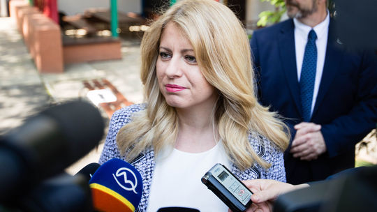 Novozvolená prezidentka SR Zuzana Čaputová...
