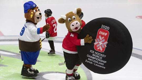 SR Bratislava MS2019 Hokej finále maskot