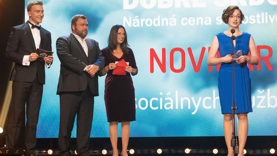 Cenu v kategórii médiá vyhlásila šéfredaktorka...