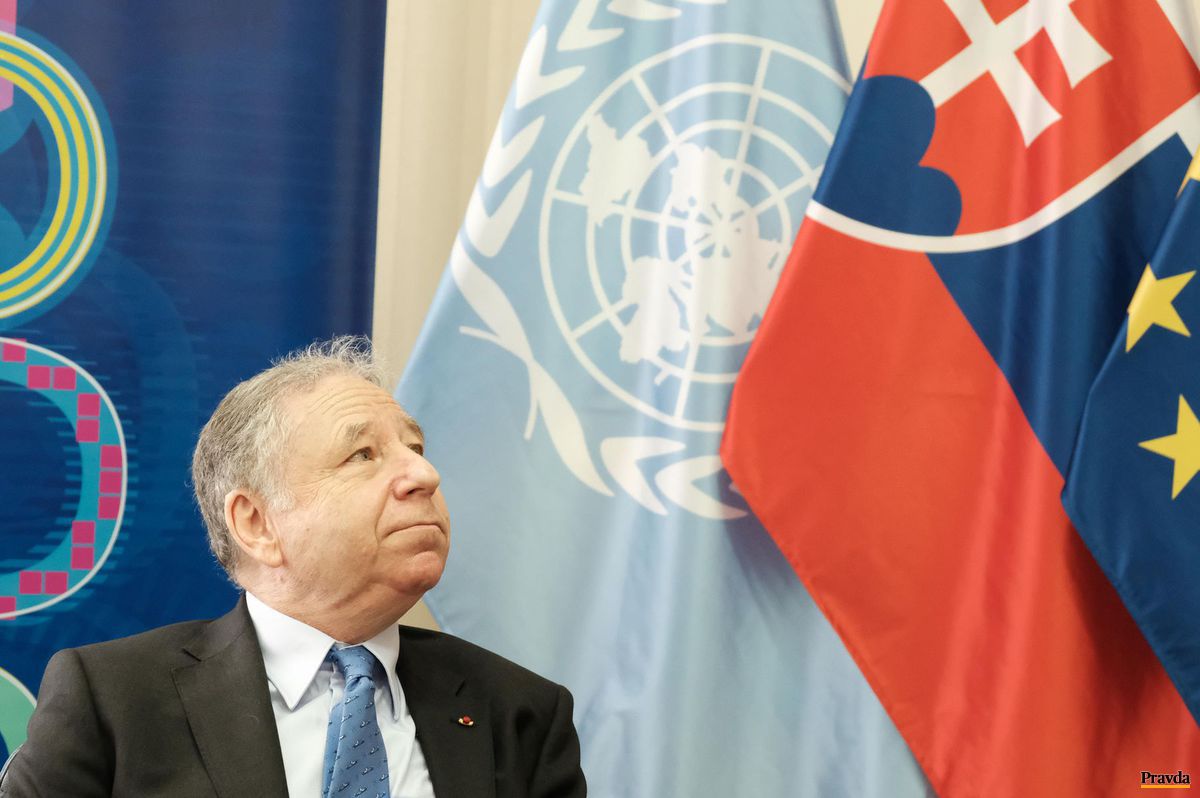 Jean Todt počas návštevy Slovenska.